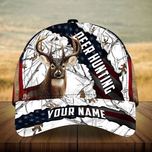 Maxcorners The Best Loralle Deer Hunting Camo Pattern 3D Multicolor Personalized Cap