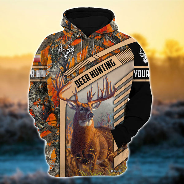 Maxcorners The Unique Loralle Deer Hunting Personalized Name 3D Shirt