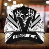 Maxcorners The Best Deer Hunting Skull Deer Pattern 3D Multicolor Cap