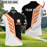 Max Corner Customized Name Golf Pro Sport Jersey Line Pattern Custom 3D Polo Shirt Multicolored