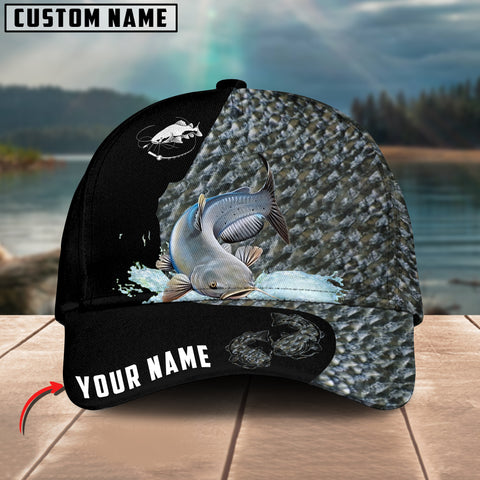 Maxcorners Personalized Catfish Fishing Classic 3D Cap