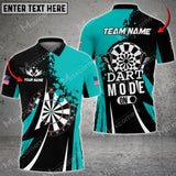 Maxcorners Darts Mode On Sport Jersey Pattern Color Options Personalized Name, Team Name Unisex 3D Shirt