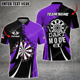 Maxcorners Darts Mode On Sport Jersey Pattern Color Options Personalized Name, Team Name Unisex 3D Shirt