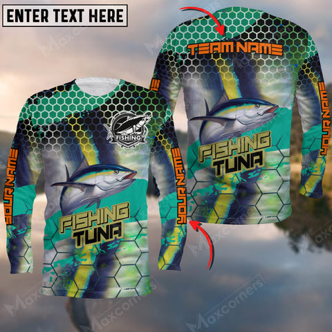 Maxcorners Tuna Sport Jersey Personalized Name And Team Name Long Sweat Shirt