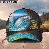 Maxcorners Personalized Chinook Premium Leather Pattern Classic 3D Cap