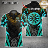 Maxcorners Dartboard Golden Jersey Vector Multioptions Customized Name, Team Name 3D Shirt (5 Colors)