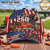 Maxcorners USA 250th Anniversary Labrador Trap Shooting Personalized Name 3D Cap
