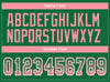Maxcorners Custom Kelly Green Medium Pink-White Drift Fashion Football Jersey LM2605