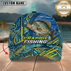 Maxcorners Abstract Water Flow Custom Name Fishing Cap