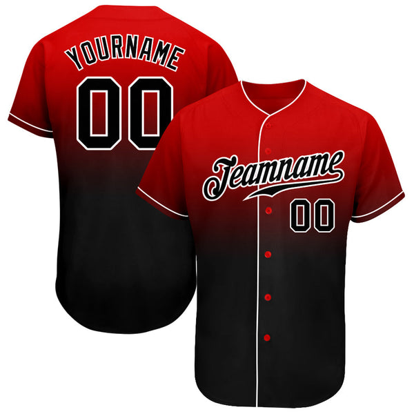 Custom Fade Fashion Authentic Baseball Jersey (Multicolor)