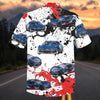 Maxcorners Personalized Ford Mustang Racing Splash Hawaiian Shirt