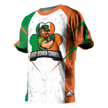 Maxcorners Angry Irishmen Cornhole Custom Jersey
