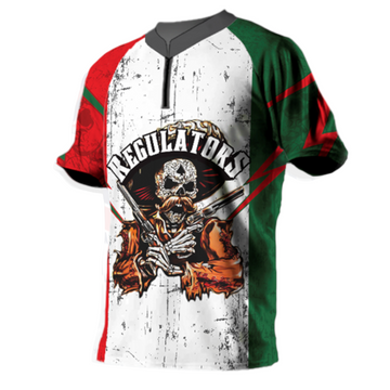 Maxcorners Regulators - Cornhole - Red/White/Green Jersey