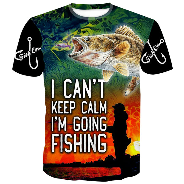 MAXCORNERS I CAN'T KEEP CALM, I'M GOING FISHING SHIRT