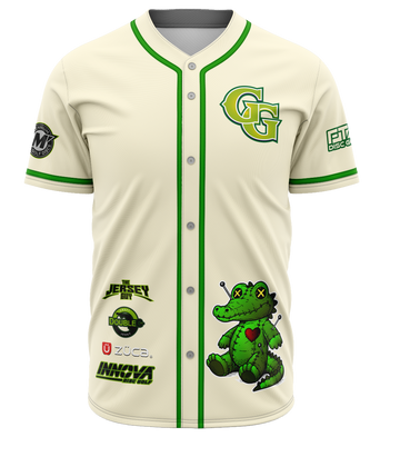 Maxcorners DOUBLE G GATOR VOODOO DOLL -GARRETT GURTHIE BASEBALL JERSEY LM1009