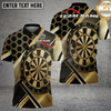 Maxcorners Dartboard Geometric Graphic Print Multicolor Options Personalized Name, Team Name 3D Shirt .