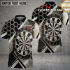 Maxcorners Dartboard Geometric Graphic Print Multicolor Options Personalized Name, Team Name 3D Shirt .