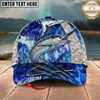 Maxcorners Striped Bass Flame Pattern Fishing Multicolor Options Personalized Name (12 Fish Species)