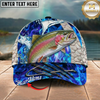 Maxcorners Striped Bass Flame Pattern Fishing Multicolor Options Personalized Name (12 Fish Species)