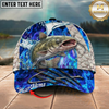 Maxcorners Striped Bass Flame Pattern Fishing Multicolor Options Personalized Name (12 Fish Species)