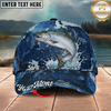 Maxcorners Rainbow Trout Blue Scale Texture Multicolor Options Personalized Name (12 Fish Species)
