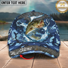 Maxcorners Rainbow Trout Blue Camo Splash Art Multicolor Options Personalized Name (12 Fish Species)