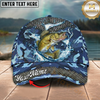Maxcorners Rainbow Trout Blue Camo Splash Art Multicolor Options Personalized Name (12 Fish Species)