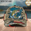 Maxcorners Catfish Desert Camo Water Burst Multicolor Options Personalized Name (12 Fish Species)