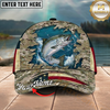 Maxcorners Catfish Desert Camo Water Burst Multicolor Options Personalized Name (12 Fish Species)