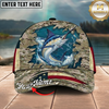 Maxcorners Catfish Desert Camo Water Burst Multicolor Options Personalized Name (12 Fish Species)