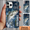 Maxcorners Fishing Fishing Legend Design Personalized Name Phone Case (12 Fish Species)