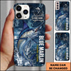 Maxcorners Fishing Fishing Legend Design Personalized Name Phone Case (12 Fish Species)