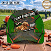 Maxcorners Green Pull Labrador Shooter Trap Shooting Personalized Name 3D Cap