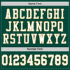Maxcorners Custom Green White-Old Gold Mesh Authentic Football Jersey LM2605