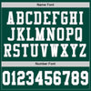 Maxcorners Custom Green White-Gray Mesh Authentic Football Jersey LM2605
