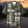 Maxcorners Personalized Route 66 100 Years Classic Car Hawaiian Shirt