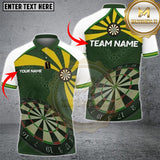 Maxcorners Dartboard Jersey Vector Multioptions Customized Name, Team Name 3D Shirt (4 Colors)
