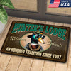 Maxcorners Personalized Hunter Lodge Duck Doormat - Funny Hunting Welcome Mat with Custom Year, Rustic Cabin & Lodge Decor LM1611