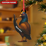 Maxcorners Personalized Funny Bird Ornament – Custom Christmas Gift for Hunters & Bird Lovers LM0411