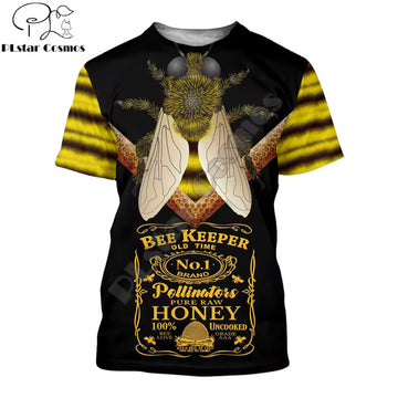 Maxcorners Custom Name I'm A Bee Keeper Beehive Men's Shirt 5 LM1304