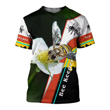 Maxcorners Custom Name I'm A Bee Keeper Beehive Men's Shirt 7 LM1304