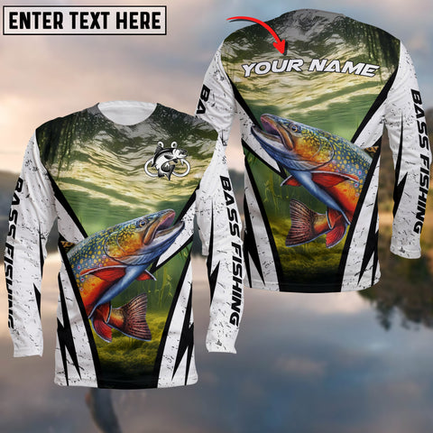 Maxcorners Trout Fishing Customize Name 3D Shirts