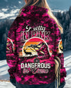Maxcorners Pretty In Pink Hunting Camo All Over Print LM1601