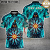 Maxcorners Darts Grim Reaper Fire Dartboard Multicolor Customized Name, Team Name 3D Shirt
