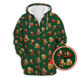 Maxcorners Funny Christmas Golf Shirt For Men, Pattern Golf Shirt , Golf And Beer Shirt For Golfer