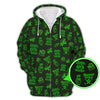 Maxcorners Bigfoot Golf Pattern Polos, Funny Golf Shirts, Golf Gift For Men, Crazy Golf Shirt For Golfers