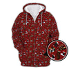 Maxcorners Christmas Golf Shirt, Crazy Pattern Golf Shirt For Pet Lover, Funny Cat Golf Shirt For Men