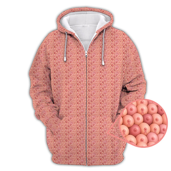 Maxcorners Breast Cancer Golf Shirt, Boobs Pattern Golf Shirt, Funny Golf Shirt For Golfer