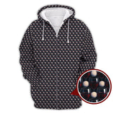 Maxcorners Golf Wine Polos For Golfers, Pattern Golf Shirt, Crazy Golf Shirt For Men