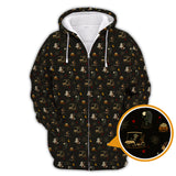 Maxcorners Halloween Golf Shirt For Golfer, Pattern Golf Shirt, Crazy Golf Shirt, Golf Gift For Men